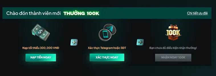Thưởng Khi Trở Thành Hội Viên Vàng Của Sân Chơi Đẳng Cấp Tại Gem88