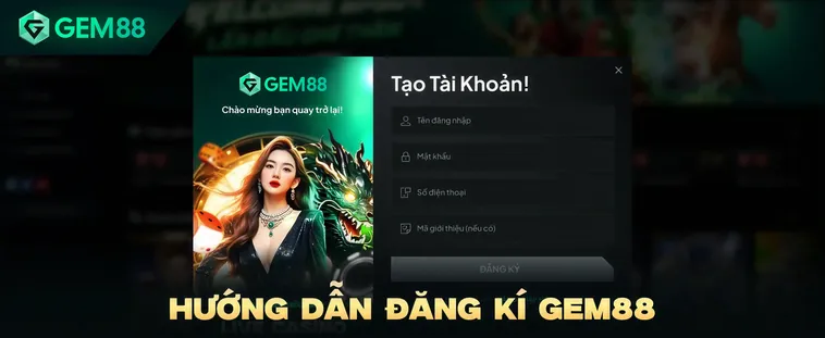 Đăng Ký Gem88 Cơ Hội Trở Thành Hội Viên Vàng Của Sân Chơi Đẳng Cấp