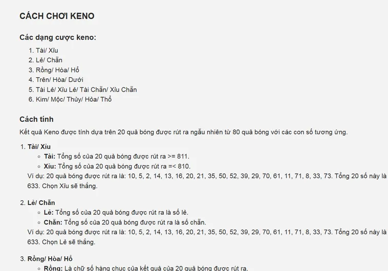 Keno Hiện Đại Tại Gem88 Trò Chơi Xổ Số Đẳng Cấp Với Tỷ Lệ Thưởng Lớn