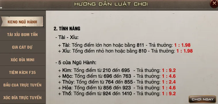 Keno Ngũ Hành Tại Gem88 Đỉnh Cao Cá Cược Xổ Số Chuyên Nghiệp Nhất