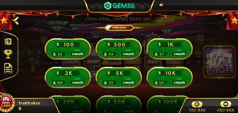 Chinh Phục Đỉnh Cao Phỏm Tại Gem88 Với Những Chiến Thuật Độc Đáo Nhất