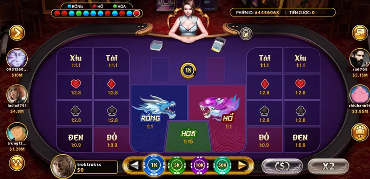 Rồng Hổ Tại Gem88 Đỉnh Cao Cá Cược Trực Tuyến Với Tỷ Lệ Thưởng Lớn