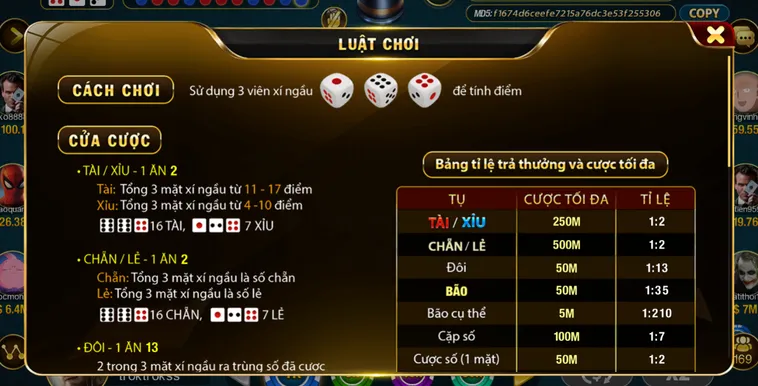 Trải Nghiệm Kịch Tính Tài Xỉu Sảnh Rồng Tại Gem88 Với Tỷ Lệ Thắng Cực Cao